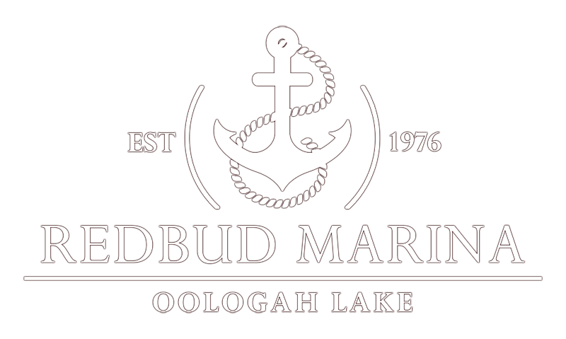 Redbud Marina Logo White